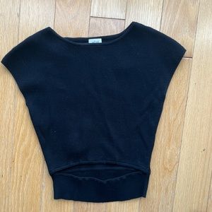 Aritzia cut-out knit top